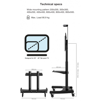 Стойка для ТВ Sonorous PR 3000